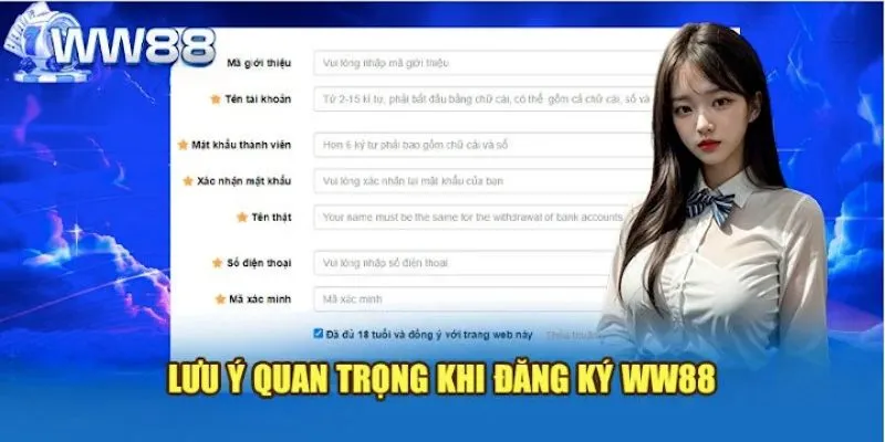 Khi tiến hành tạo tài khoản cần nhớ các lưu ý gì