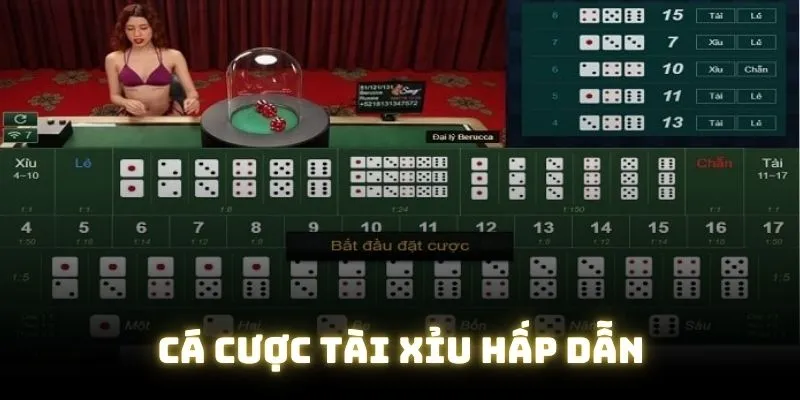 Tài xỉu hấp dẫn với nhiều nét độc đáo