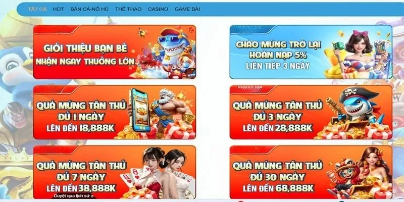 Điểm cược online với vô vàn quà tặng hấp dẫn